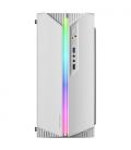 Mars Gaming MC-S1 Blanco Caja PC Compacta Gaming Micro-ATX Iluminación ARGB 12 Modos Ventilador FRGB Ventana Lateral Completa