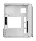 Mars Gaming MC-S1 Blanco Caja PC Compacta Gaming Micro-ATX Iluminación ARGB 12 Modos Ventilador FRGB Ventana Lateral Completa