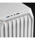 Mars Gaming MC-S2 Blanco Caja PC Compacta Gaming Micro-ATX 2 Ventiladores FRGB Raibow con Rejilla Frontal Ventana Lateral Comple