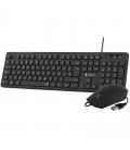 Teclado y ratón subblim combo business slim cssk01/ negro