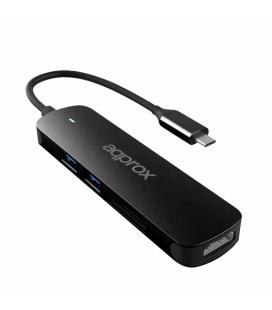 APPROX Adaptador 5 en 1 USB Tipo-C.