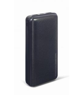 POWERBANK GEMBIRD 20000mAh 1x microUSB A 2x USB-A NEGRO