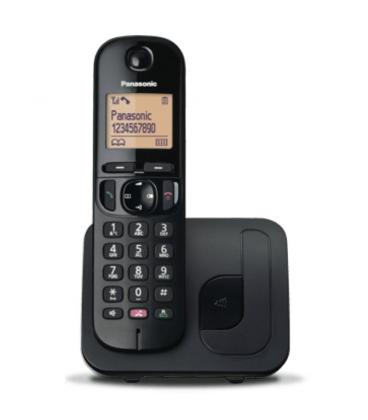 Teléfono inalámbrico panasonic kx-tgc250spb/ negro