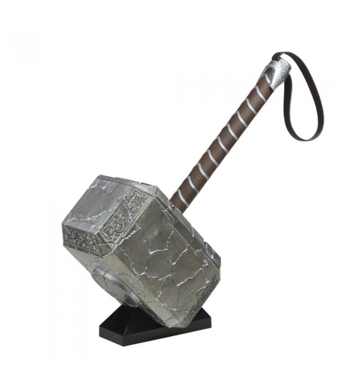 Destello agradable Azul Replica hasbro mjolnir martillo electronico premium 1:1 mighty thor love  and thunder