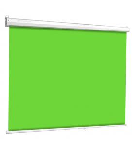 Panel chromakey pantalla plegable phoenix tejido verde chroma antíarrugas montaje techo y pared 2 x 2.5m