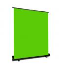 Panel chromakey pantalla plegable phoenix tejido verde chroma antíarrugas estuche rigido de aluminio 1.5 x 1.8m