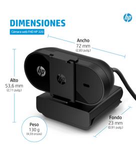 Webcam HP 320 FHD/ 1920 x 1080 Full HD