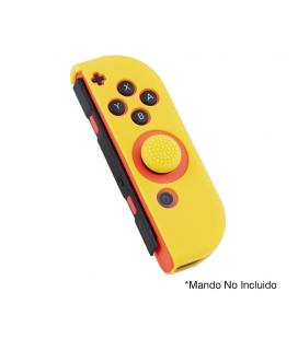 Pack Funda Silicona y Grip FR-TEC Joy-Con Derecho Nintendo Switch Amarillo