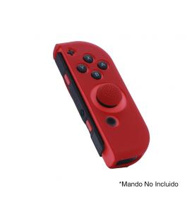 Pack Funda Silicona y Grip FR-TEC Joy-Con Derecho Nintendo Switch Rojo