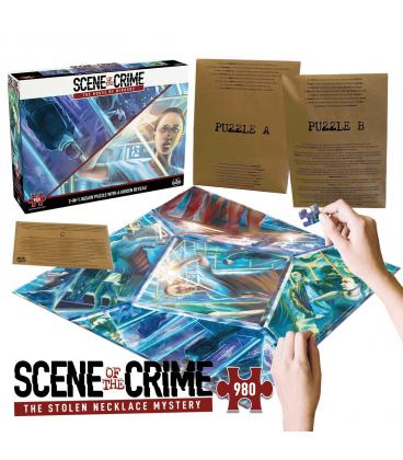 Juego de mesa puzzle escena del crimen la casa de los espejos