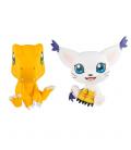 Figuras megahouse digimon lookup pack agumon & tailmon