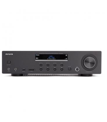 Amplificador estereo aiwa amu - 120btbk 120w negro