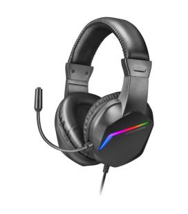 Auriculares Gaming con Micrófono Mars Gaming MH122/ Jack 3.5/ Negros