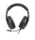 Auriculares Gaming con Micrófono Mars Gaming MH122/ Jack 3.5/ Negros