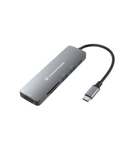 ADAPTADOR USB-C 6EN1 CONCEPTRONIC DONN11 HDMI USB 3.0 LECTOR SD 