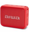 Altavoz portatil aiwa bs - 200 6w bluetooth rojo