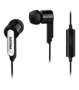 Auriculares Intrauditivos Philips SHE1405/10/ con Micrófono/ Jack 3.5/ Negros