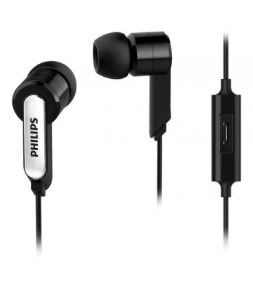 Auriculares Intrauditivos Philips SHE1405/10/ con Micrófono/ Jack 3.5/ Negros