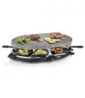 Parrilla Princess Stone 8 Oval & Raclette 162720/ 1200W/ Tamaño 43*30cm