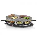 Parrilla Princess Stone 8 Oval & Raclette 162720/ 1200W/ Tamaño 43*30cm