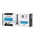 AISENS Soporte Universal Giratorio, Inclinable y Extensible de Techo para Proyector 13.5Kg, Negro