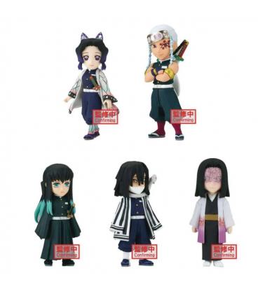 Figura banpresto demon slayer kimetsu no yaiba world collectable vol. 6 unidad aleatoria