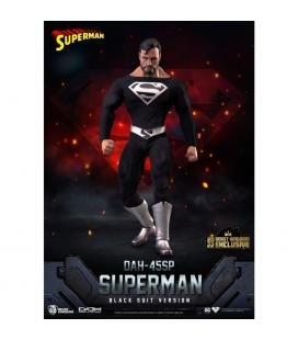 Figura beast kingdom dc comics superman dynamic8h traje negro especial