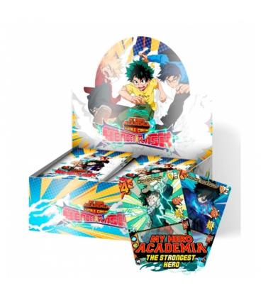 Juego de cartas my hero academia booster box display series 3 24 unidades inglés