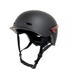 YOUIN SMART Casco con LED frontal y trasero Negro