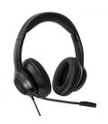 Targus AEH102GL auricular y casco Auriculares Alámbrico Diadema Llamadas/Música USB tipo A Negro