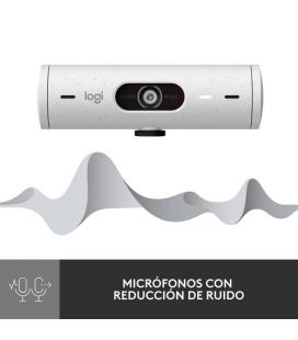 Webcam logitech brio 500 blanco crudo FULL HD USB Tipo c