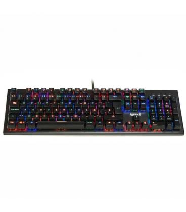 iggual Teclado gaming mecánico OBSIDIAN RGB negro