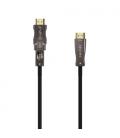 AISENS Cable Hdmi V2.1 AOC Desmontable Ultra Alta Velocidad / Hec 8K@60Hz 4K@120Hz 4:4:4 48Gbps, A/M-D/A/M, Negro, 15M