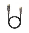 AISENS Cable Hdmi V2.1 AOC Desmontable Ultra Alta Velocidad / Hec 8K@60Hz 4K@120Hz 4:4:4 48Gbps, A/M-D/A/M, Negro, 15M