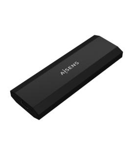 AISENS Caja Externa M.2 (NGFF) ASM2-017B SATA/NVMe a Usb3.1 Gen2, Negra