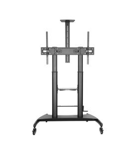 Soporte de Pie Inclinable con Ruedas y Manivela Aisens FT100TE-123 para TV 60-100"/ hasta 100kg