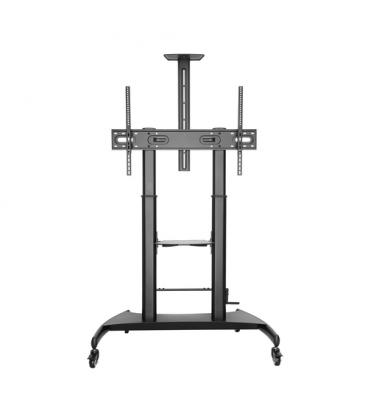 Soporte de Pie Inclinable con Ruedas y Manivela Aisens FT100TE-123 para TV 60-100"/ hasta 100kg