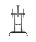 Soporte de Pie Inclinable con Ruedas y Manivela Aisens FT100TE-123 para TV 60-100"/ hasta 100kg