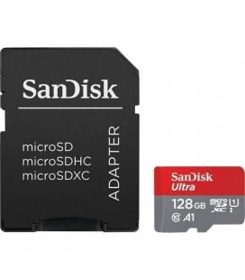 Tarjeta de memoria sandisk ultra 128gb microsd xc con adaptador/ clase 10/ 140mbs