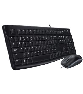 Logitech Desktop MK120, ES teclado USB QWERTY Español Negro