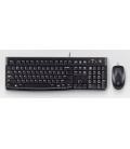 Logitech MK120 Teclado + Ratón óptico 1000dpi USB