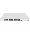 Switch mikrotik crs328-24p-4s+rm/ 28 puertos/ rj45 10/100/1000/ sfp/ poe