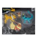 Figura jazwares pokemon multievolution eevee pack 4