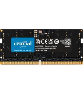 Memoria ddr5 16gb crucial - sodimm - 4800 mhz - pc5 38400 cl40