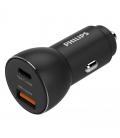 Cargador de coche philips dlp2521/ 2xusb/ 36w