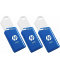 USB 3.1 HP 32GB X755W PACK DE 3 AZUL