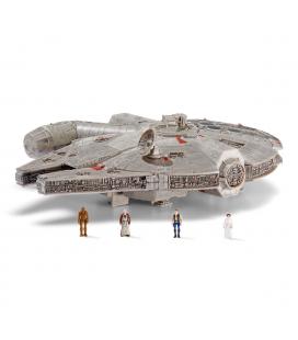 Figura bizak star wars halcon milenario con luz y sonido