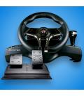 FR-TEC Hurricane MKII Negro Volante + Pedales Nintendo Switch, PC, PlayStation 4, Playstation 3