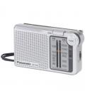 Radio portátil panasonic rf-p150/ plata