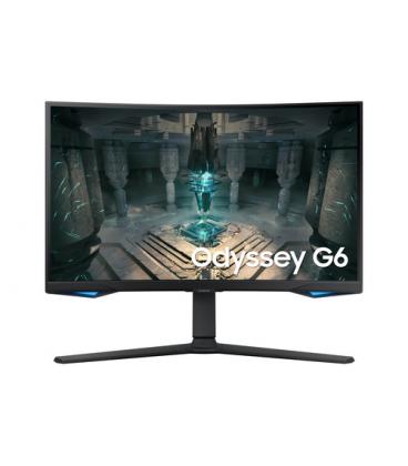 Monitor Inteligente Gaming Curvo Samsung Odyssey G6 S27BG650EU 27"/ QHD/ 1ms/ 240Hz/ VA/ Multimedia/ Negro